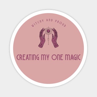 WITCHY WICCAN FASHION WITCHY AND PROUD Magnet